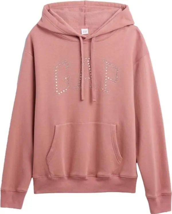 GAP GAP V-NEW HERITAGE PO Дамски суитшърт, цвят сьомга, размер