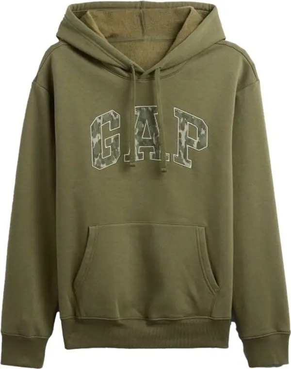 GAP GAP V-NEW HERITAGE PO Дамски суитшърт, khaki, размер