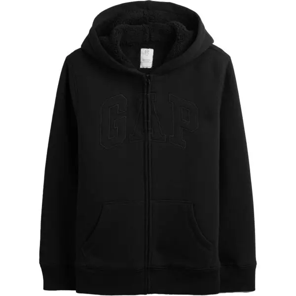 GAP GAP V-OC COZY LOGO FZ Спортен суитшърт за момчета, черно, размер