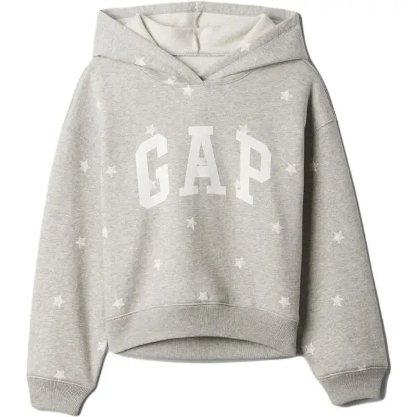 GAP GAP V-OVRZD LOGO Момичешки суичър, сиво, размер