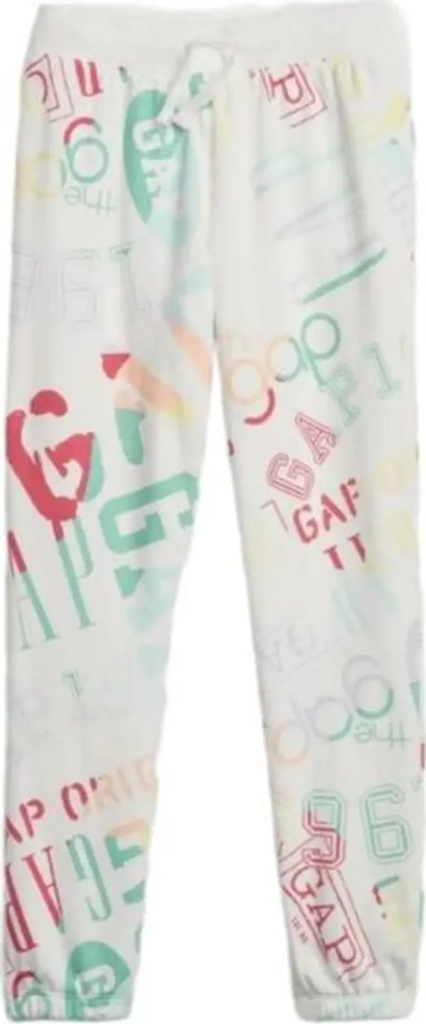 GAP GAP V-SP LOGO Детски анцуг, бяло, размер