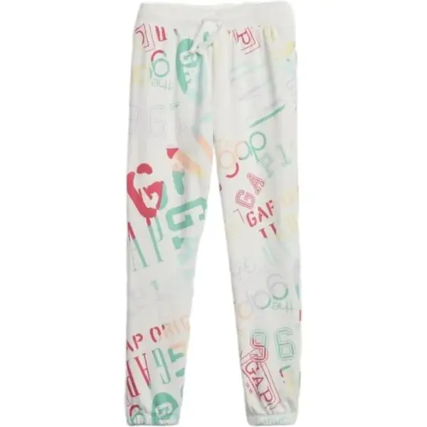 GAP GAP V-SP LOGO Детски анцуг, бяло, размер