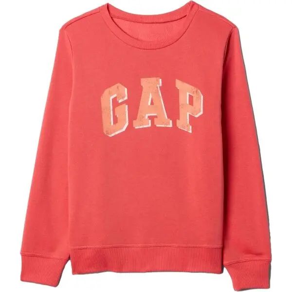 GAP GAP V-SP25 LOGO Дамски суитшърт, оранжево, размер