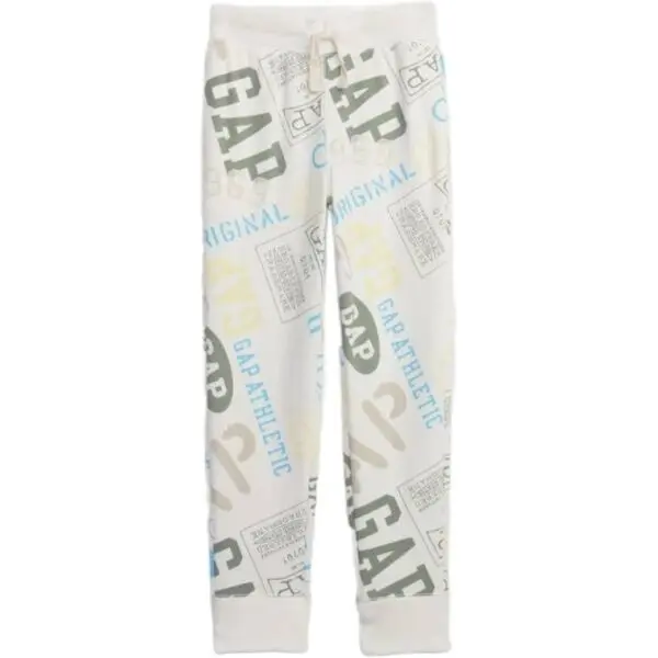 GAP GAP V-SPR PRT LOGO Момчешки спортни панталони, бяло, размер