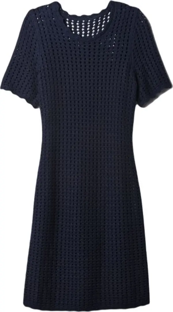 GAP GAP V-SS CROCHET Дамска рокля, тъмносин, размер