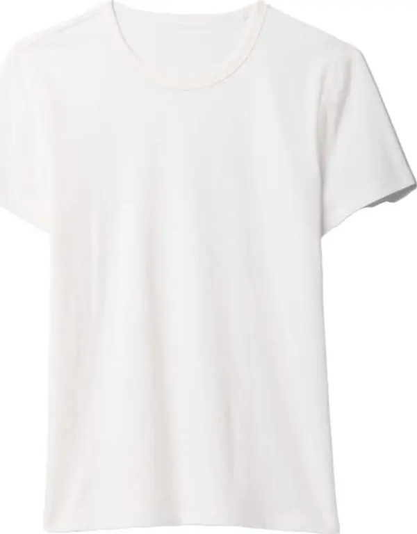 GAP GAP V-SS FAV CREW SOLID Дамска памучна тениска, бяло, размер