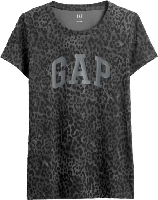 GAP GAP V-SS LOGO CLASSIC TEE Дамска тениска, тъмносиво, размер