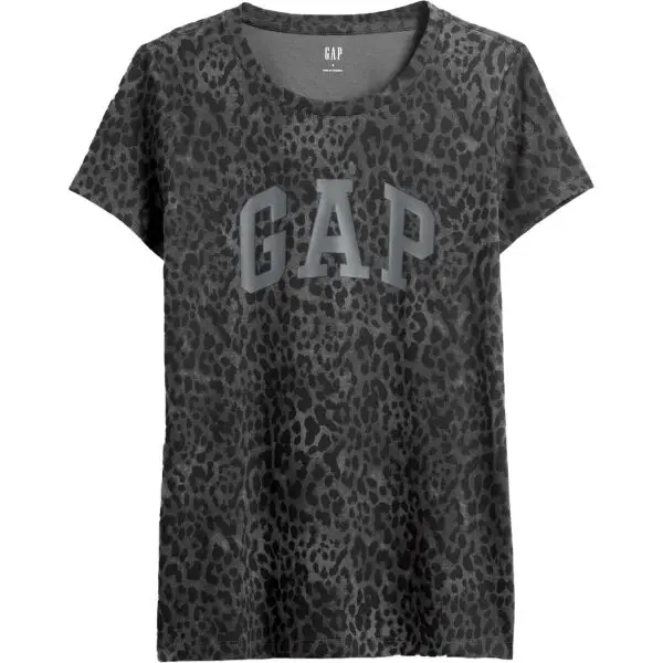 GAP GAP V-SS LOGO CLASSIC TEE Дамска тениска, тъмносиво, размер