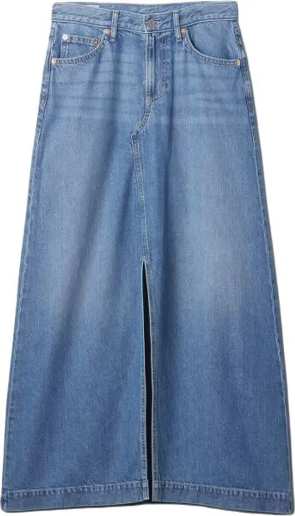 GAP GAP WASH FEATHERWEIGHT DENIM Дамска пола, синьо, размер