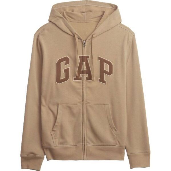 GAP GAP XLS FT ARCH FZ HD Мъжки суитшърт, бежово, размер