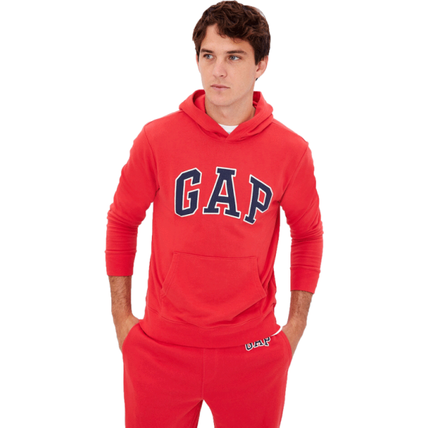 GAP GAP XLS FT ARCH PO HD Мъжки суитшърт, червено, размер