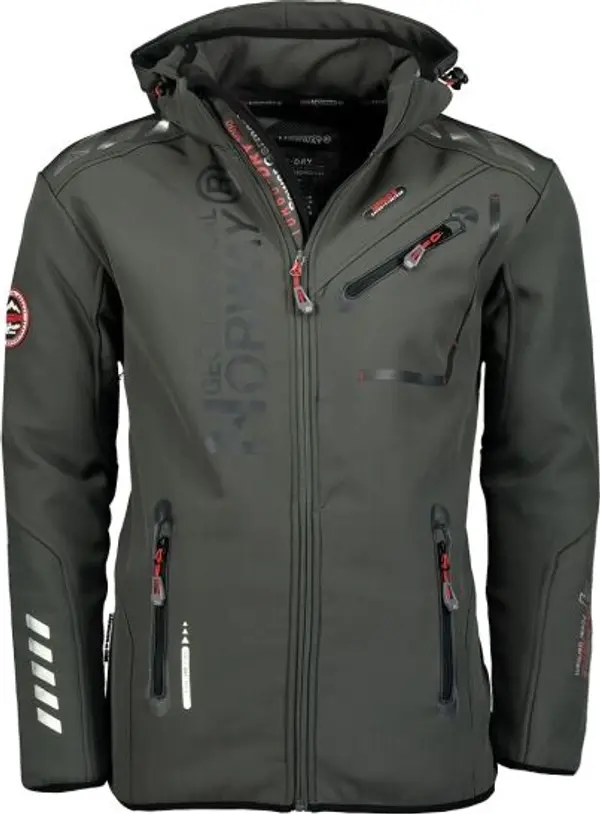 GEOGRAPHICAL NORWAY GEOGRAPHICAL NORWAY ROYAUTE GTX Мъжко софтшел яке, тъмносиво, размер