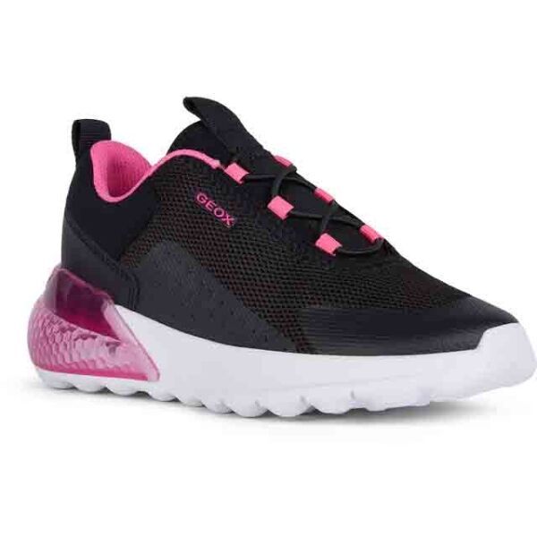 Geox Geox ACTIVART ILLUMINUS A Момичешки маратонки, черно, размер