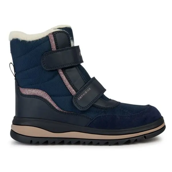 Geox Geox ADELHIDE GIRL B Момичешки зимни обувки, тъмносин, размер