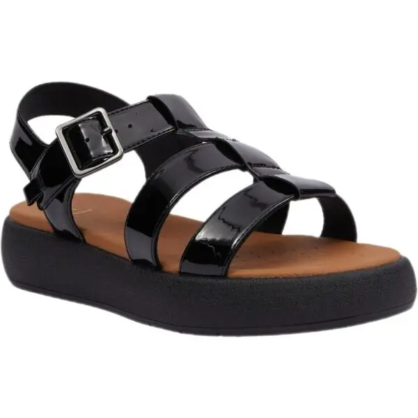 Geox Geox D CAMALEI Дамски сандали, черно, размер