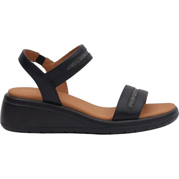 Geox Geox D MELICONIA Дамски сандали, черно, размер