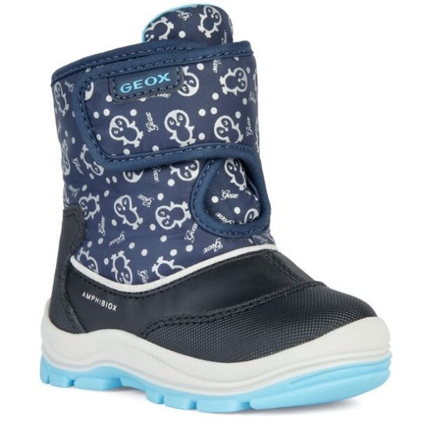 Geox Geox FLANFIL GIRL B Детски високи обувки, синьо, размер