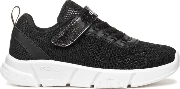 Geox Geox J ARIL G. B Момичешки ежедневни обувки, черно, размер