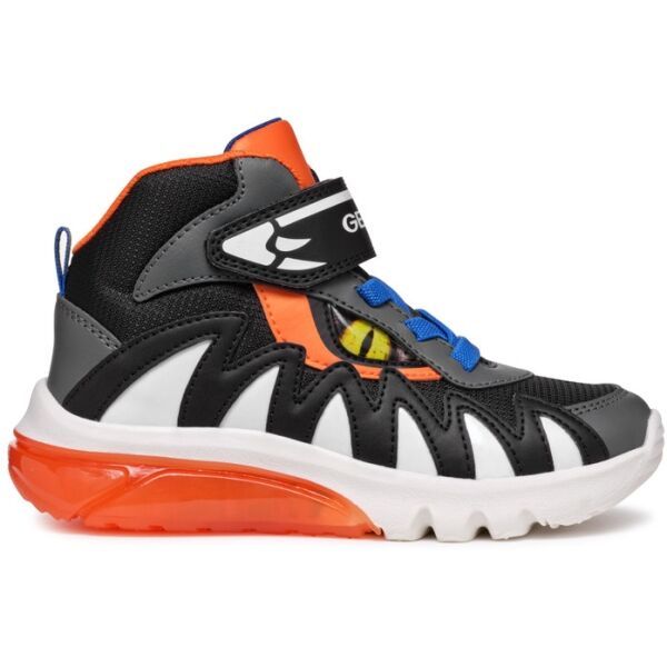 Geox Geox J CIBERDRON B Момчешки маратонки, черно, размер