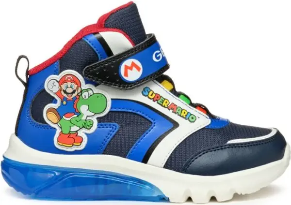 Geox Geox J CIBERDRON F Момчешки обувки, синьо, размер