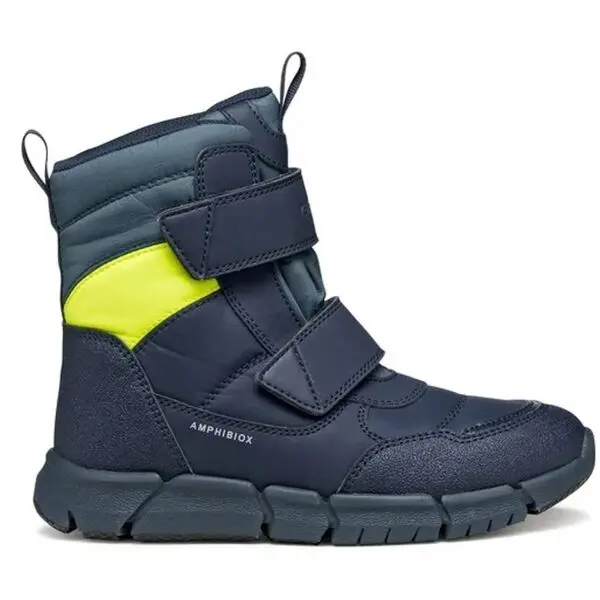 Geox Geox J FLEXYPER BOY B ABX Момчешки обувки до глезена, тъмносин, размер
