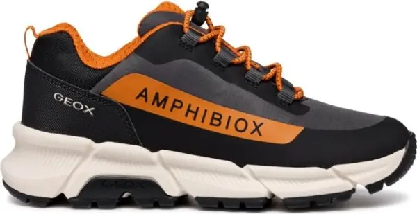 Geox Geox J FLEXYPER PLUS B ABX C Момчешки обувки, черно, размер