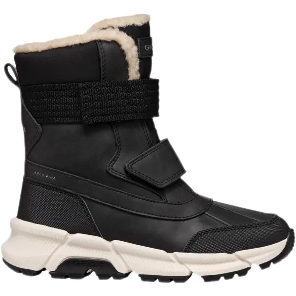 Geox Geox J FLEXYPER PLUS B ABX F Момчешки зимни обувки, черно, размер