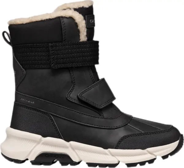 Geox Geox J FLEXYPER PLUS B ABX F Момчешки зимни обувки, черно, размер