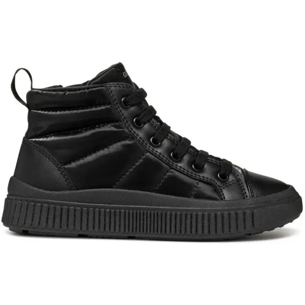 Geox Geox J LAQUINNY C Момичешки кецове, черно, размер