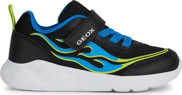 Geox Geox J SPRINTYE B. B Момчешки ежедневни обувки, черно, размер