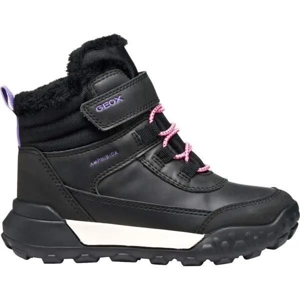 Geox Geox J TREKKYUP B ABX Детски зимни обувки, черно, размер