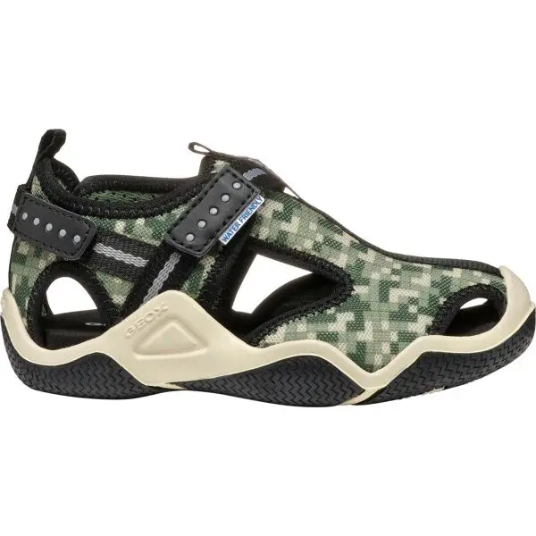 Geox Geox J WADER A - PRINT Сандали за момчета, зелено, размер