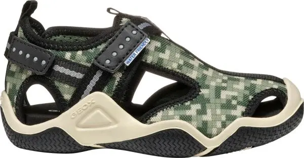 Geox Geox J WADER A - PRINT Сандали за момчета, зелено, размер