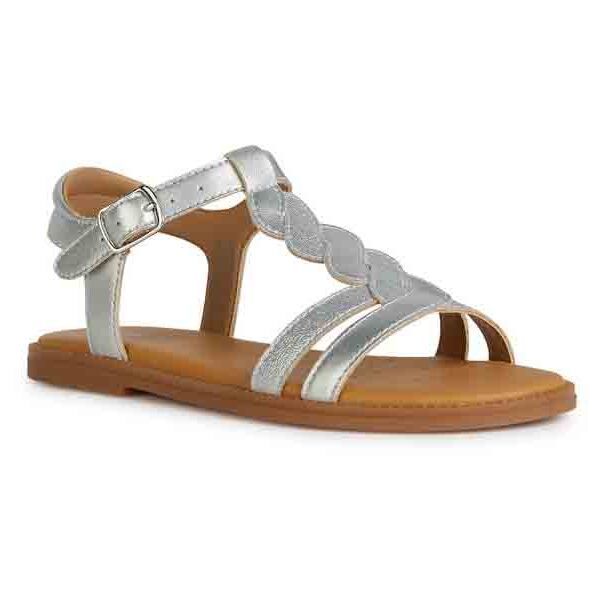 Geox Geox S.KARLY G. Дамски сандали, сребърно, размер