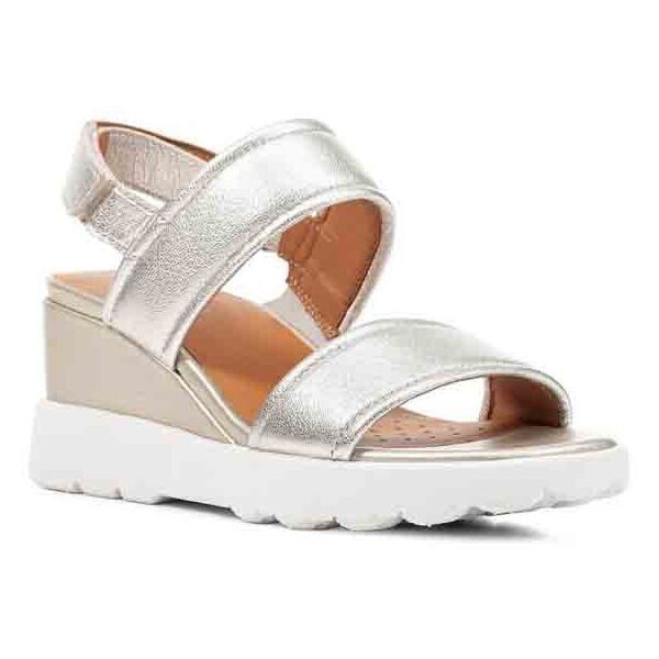Geox Geox SPHERICA EC6 Дамски сандали, сребърно, размер