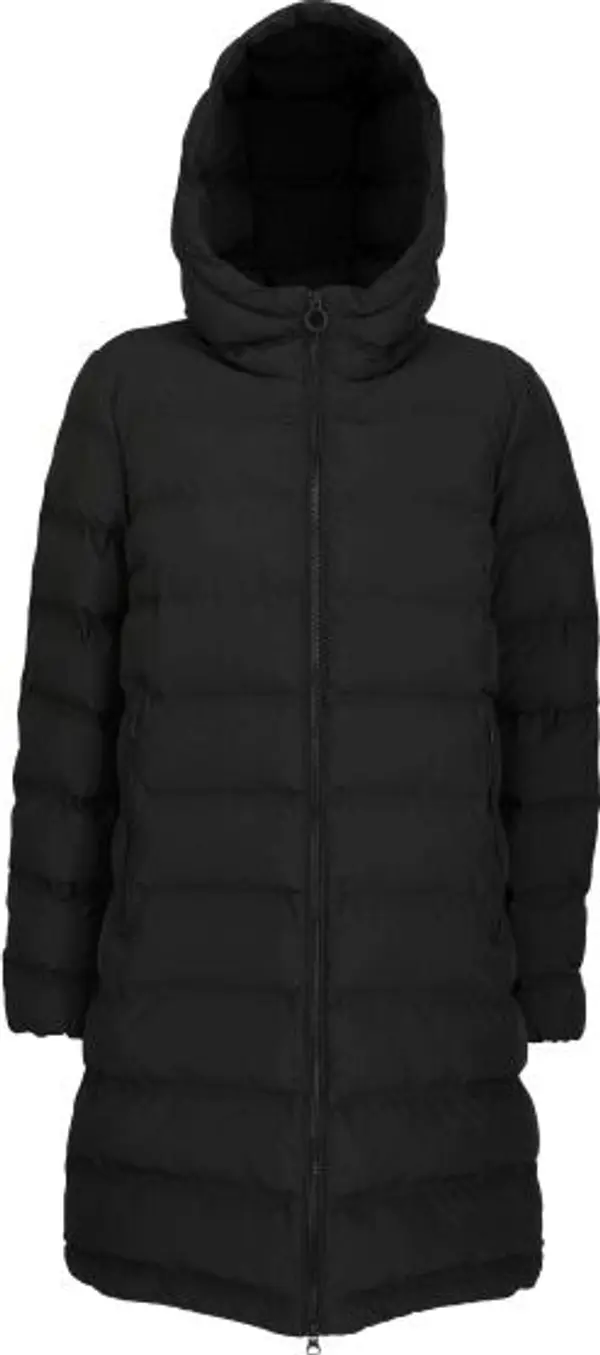 Geox Geox W SPHERICA LONG PARK - WEAVED Дамско яке тип парка, черно, размер