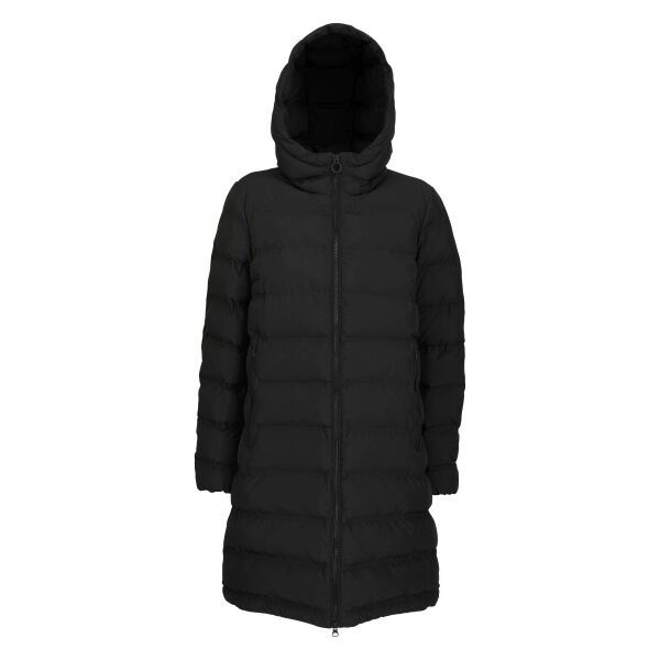 Geox Geox W SPHERICA LONG PARK - WEAVED Дамско яке тип парка, черно, размер