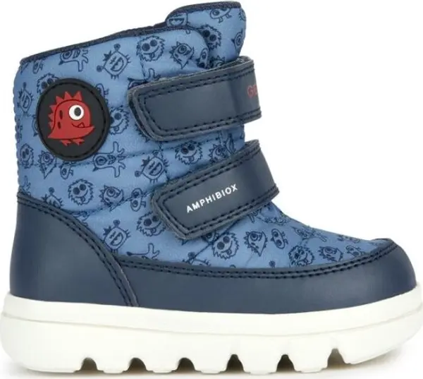 Geox Geox WILLABOOM BOY B Момчешки зимни обувки, синьо, размер