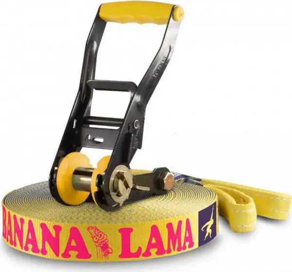 GIBBON GIBBON BANANALAMA TREEWEAR SET Лента за SLACKLINE, жълто, размер