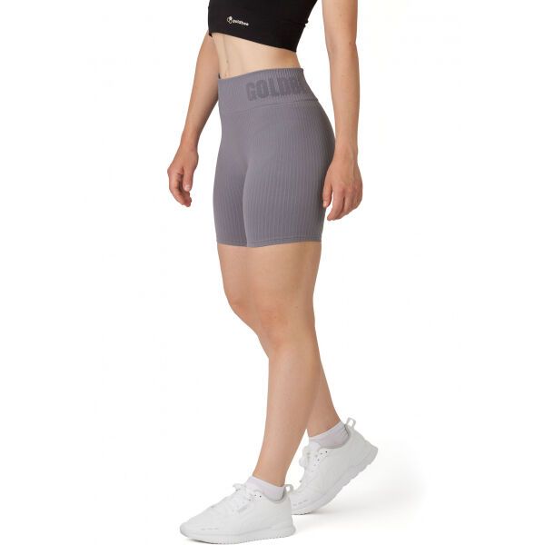 GOLDBEE GOLDBEE ШОРТИ BESEAMLESS RIBS Дамски къси шорти, сиво, размер XS