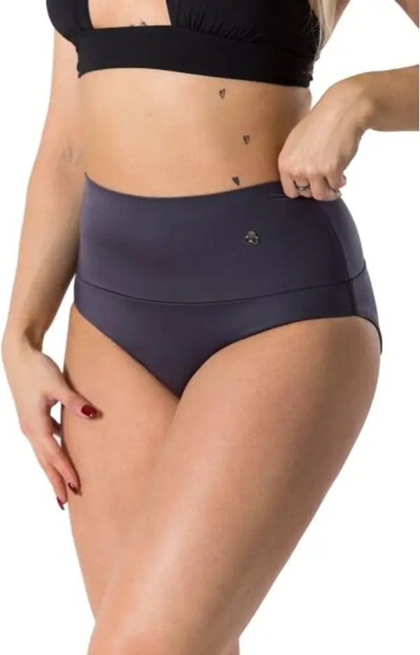 GOLDBEE GOLDBEE SHAPEWEAR SWIMWEAR BOTTOMS Дамски бански с пристягане, тъмносиво, размер