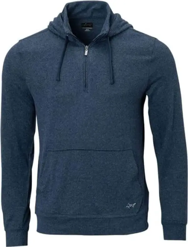 GREGNORMAN GREGNORMAN 1/4 ZIP HOODIE Мъжки суитшърт за голф, тъмносин, размер
