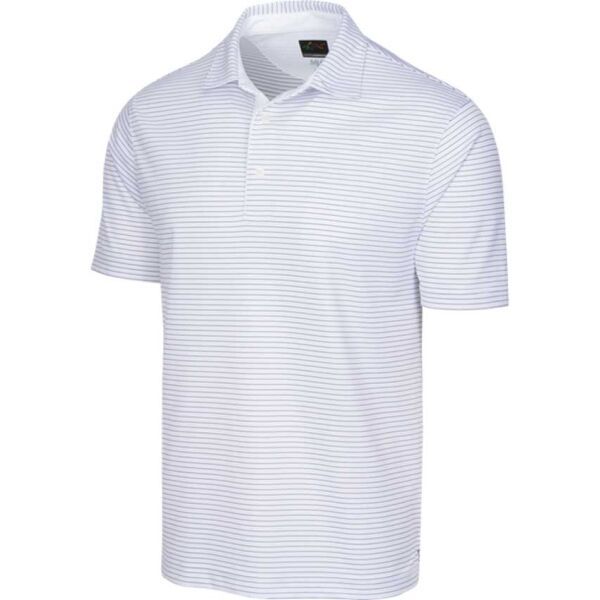 GREGNORMAN GREGNORMAN PROTEK ML75 STRIPE POLO Мъжка тениска с яка за голф, бяло, размер
