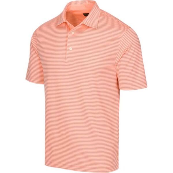 GREGNORMAN GREGNORMAN PROTEK ML75 STRIPE POLO Мъжка тениска с яка за голф, цвят сьомга, размер