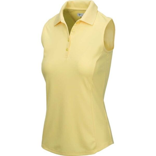 GREGNORMAN GREGNORMAN PROTEK SLEEVELESS POLO W Дамска тениска с яка за голф, жълто, размер