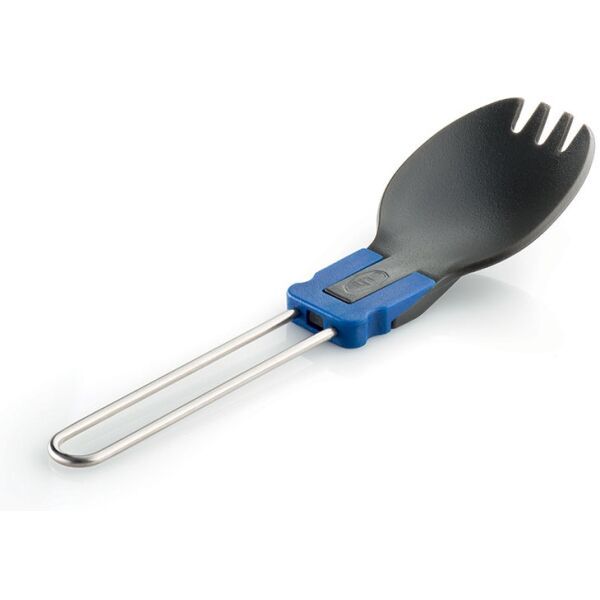 GSI GSI FOLDING FOON Сгъваема лъжица-вилица, черно, размер os