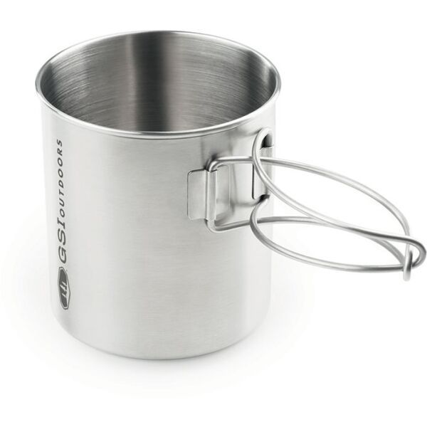 GSI GSI GLACIER STAINLESS BOTTLE CUP LARGE Чаша от неръждаема стомана, сребърно, размер os