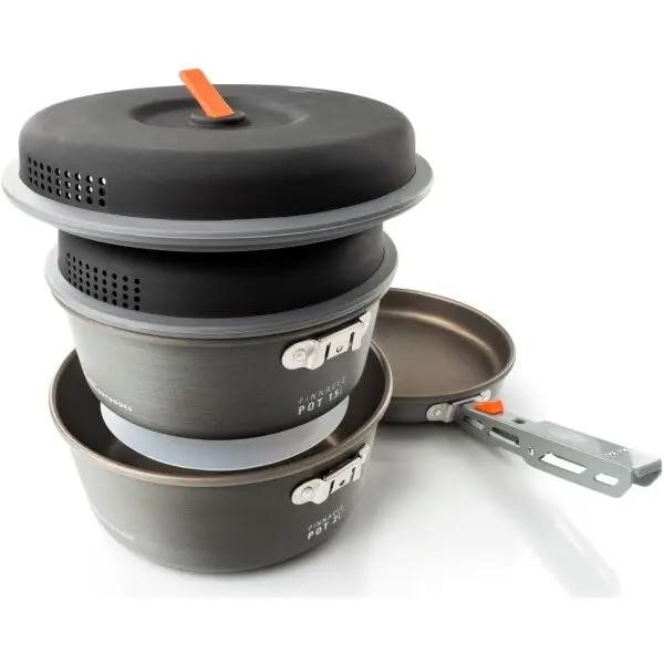 GSI Outdoors GSI Outdoors PINNACLE BASE CAMPER SMALL Съдове за къмпинг, тъмносиво, размер