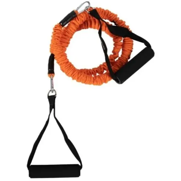 GymBeam GymBeam EXPANDER WITH HANDLES 10 KG Тренировъчен експандер с дръжки, оранжево, размер