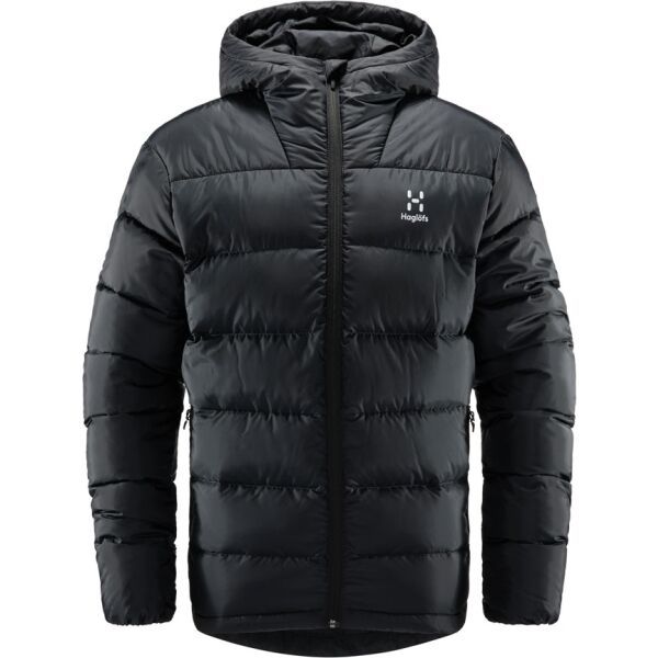 HAGLÖFS HAGLÖFS BIELD DOWN HOOD M Мъжко пухено яке, черно, размер